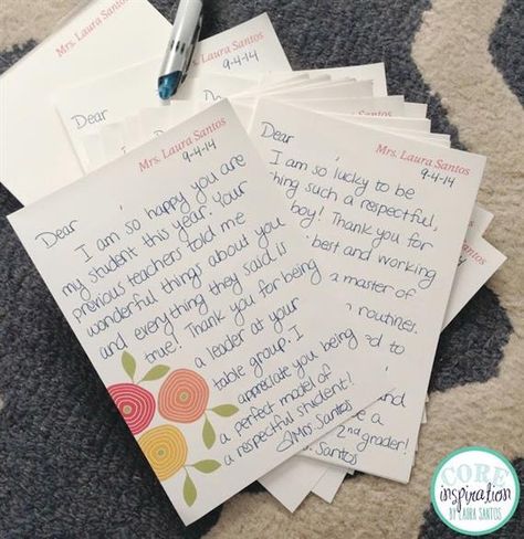 Send home snail mail, via The Core Inspriation Letter To Students, First Days Of School, Beginning Of School Year, Teaching Career, Writing Notes, Parent Communication, First Week Of School, Beginning Of Year, Beginning Of The School Year