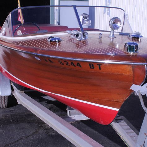 Classic Boats For Sale, Deck Enclosures, Wooden Boats For Sale, Chris Craft Boats, Classic Wooden Boats, Motor Boat, Windshield Cover, Custom Trailers, Decking Material