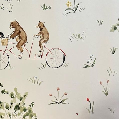 Riley Sheehey on Instagram: "“Whimsy” wallpaper ♥️" Riley Sheehey Wallpaper, Whimsy Wallpaper, Riley Sheehey, Kids Rooms Ideas, Oliver James, Ivy House, Book Background, Hello Pretty, Baby Room Art