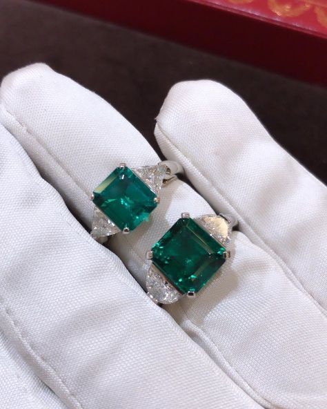 Wedding Engagement Rings, Zambian Emerald, Colombian Emeralds, Green With Envy, Cartier, Wedding Engagement, Boston, Emerald, Engagement Rings