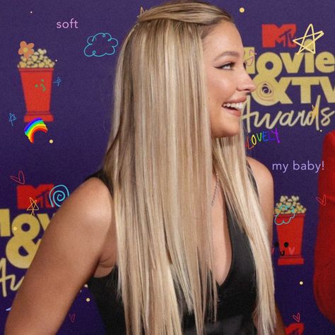 Madelyn Clone Blonde Hair, Madeline Cline Blonde Hair, Madilyn Cline Hair, Maddie Cline Hair, Madelyn Cline Blonde, Madeline Cline Hair, Sarah Cameron Hair Color, Madelyn Cline Red Carpet, Sarah Cameron Hair