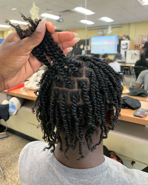 starter locs 🤗😋 stylist: @sty.ledbystephanie dm to book! - - - #starterlocs #twist #locs #start #uhscosmetology #cosmetology #cosmetologist #twpunionnj #twpunion #union #nj Styles For Short 4c Hair, What Products To Use For Starter Locs, Starter Locs Diamond Parts, Small Traditional Starter Locs, Starter Loc Maintenance, Taking Care Of Starter Locs, Starter Locs Styles, Short 4c Hair, Twist Locs