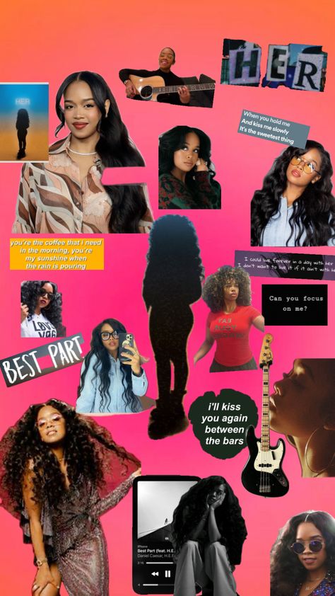 H.E.R wallpaper #h.e.r #h.e.rwallpaer R Wallpaper, Daniel Caesar, Focus On Me, Living Forever, Hold Me, Kiss You, Kiss Me, Hold On, I Am Awesome