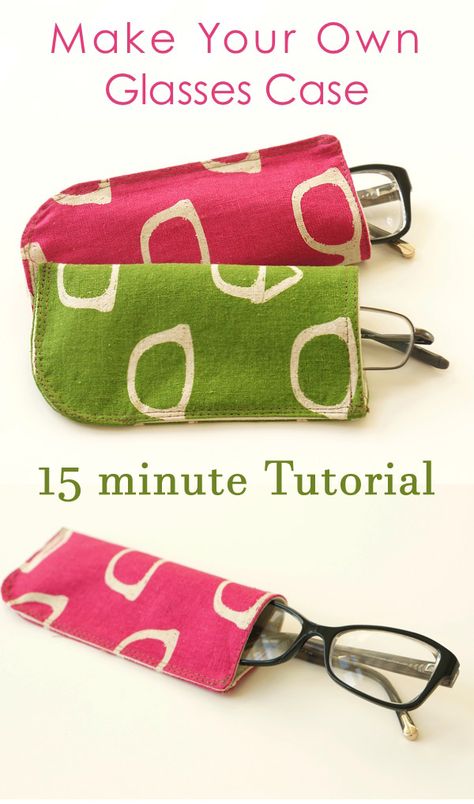 Sew Eyeglass Cases, Eyeglass Cases Tutorial, Eyeglass Cases Pattern, Kitchen Sewing, Diy Glasses, Pochette Portable, Glass Cases, Beginners Sewing, Glasses Storage