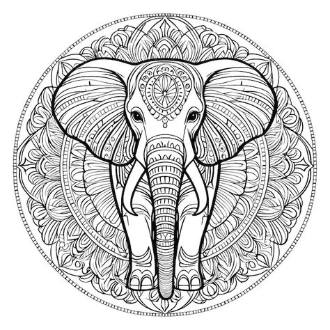 elephant coloring page mandala design for AI generates vector art Elephant Graphic Design, Elephant Mandala Art, Elephant Coloring, Elephant Mandala, Elephant Coloring Page, Mandala Elephant, Elephant Colour, Outline Designs, Pencil Sketches