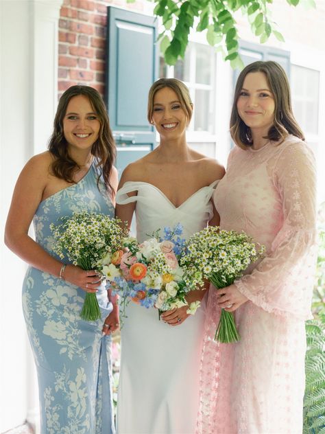 Mono-floral chamomile bridesmaid bouquets. Rose Bridesmaid Bouquet, James Anderson, Bridesmaid Bouquets, Cricket Club, Bridesmaid Bouquet, Wedding Events, Bouquets, Special Events, Philadelphia