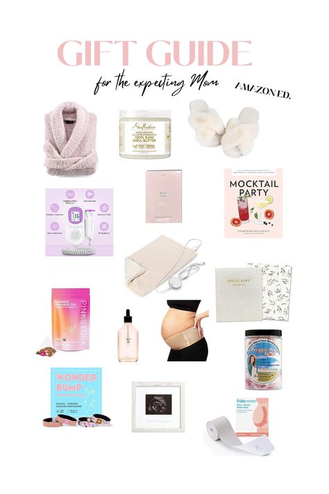 The Ultimate Gift Guide for Expecting Mothers. Perfect presents to pamper and support soon-to-be momms on their journey. Ensure a happy, healthy, and stress-free pregnancy. Best maternity gifts. Pregnancy essentials! Shop the products below! Maternity Gifts, New Mom Gift Basket, Mom Gift Guide, Gifts For Pregnant Women, Pregnancy Essentials, Comfort Gifts, Ultimate Gift Guide, Pregnant Mom, Hello Baby