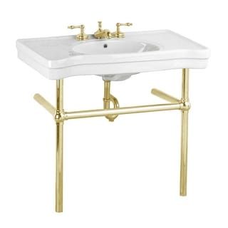 Console Bathroom Sink, Bathroom Console, Corner Toilet, Rectangular Sink Bathroom, Widespread Faucet, Console Sink, Console Sinks, Traditional Toilets, Porcelain Sink