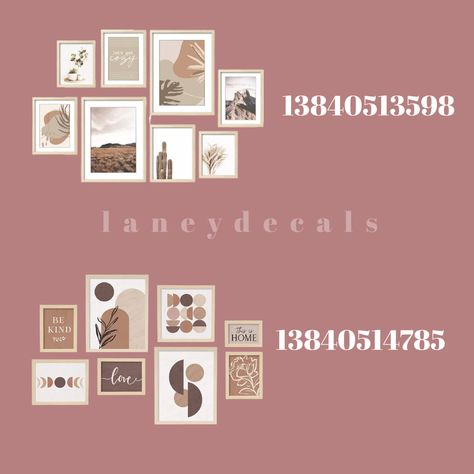 Bloxburg Gallery Wall, Bloxburg Decals Codes Bathroom Rules, Bloxburg Restroom Decal Codes, Bloxburg Gallery Wall Decal, Window Decals For Bloxburg, Frame Decals Bloxburg, Bloxburg Window Shutter Decal Codes, Bloxburg Shelf Decal Codes, Shelf Decal Bloxburg