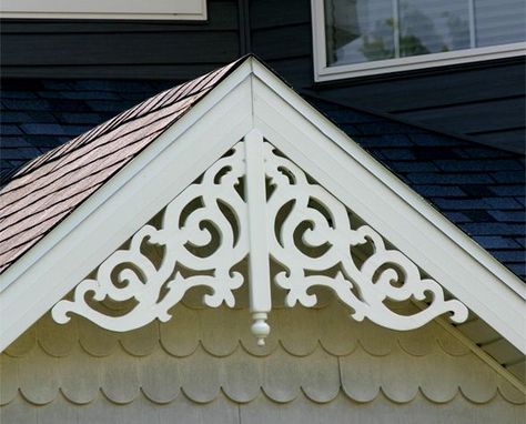 Victorian Gable Trim on Pinterest | Gingerbread, Decoration and ... Victorian Pool, Gingerbread Trim, Gable Trim, Victorian Porch, Victorian Exterior, Folk Victorian, House Trim, Seni Dan Kraf, Wood Trim