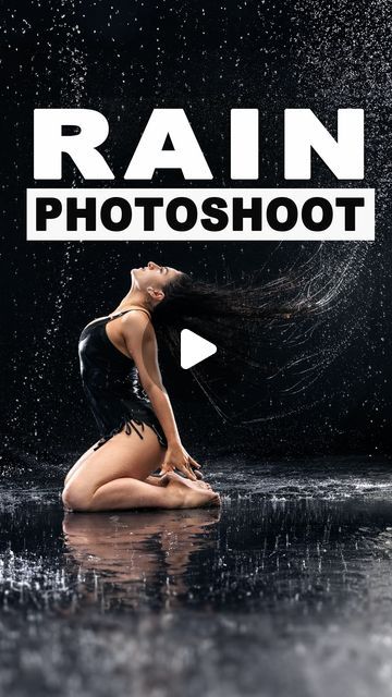 Brodie Butler Photography on Instagram: "You all liked the last behind the scenes peek at this shoot so here’s another video!   Somehow all my lighting escaped without any water damage! Apart from a little bit of water spray on my modifiers, everything stayed pretty dry.   oh wait… my black backdrop got pretty drenched. haha. But that’s not electrical so that’s fine.   Dancer: @teishajaymee for @topshelfentertainment   Rain rig Concept built by Tayla, Leigh and the team at @topshelfentertainment for their own stage shows.  You can see it LIVE!   Comment “GEARGUIDE” (one word)  if you want my free comprehensive gear guide that looks inside my bag at all the gear I use and most importantly, why I use it.   #perth #australia" Rain Poses Photo Ideas, Rain Room Photoshoot, Rain Shoot, Rain Photoshoot, Room Photoshoot, Rain Room, Rain Pictures, Water Shoot, Inside My Bag