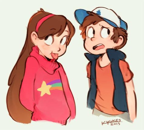 Kyu (@kyukes) | Twitter Marvelous Misadventures Of Flapjack, Misadventures Of Flapjack, Gravity Falls Fanart, Dipper And Mabel, Gravity Falls Fan Art, Reverse Falls, Gravity Fall, Mabel Pines, Dipper Pines