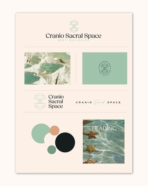 The brand for Cranio Sacral Space - a professional cranio sacral therapist - was crafted with deep intention, incorporating the five essential elements of nature to symbolize the harmony and balance crucial for the body’s healing process. The design aims to reflect the natural flow of energy that supports holistic well-being. The round and soft yet structured font was carefully chosen to create an inviting space that exudes warmth and safety while maintaining a sense of professionalism and ... Holistic Wellness Branding, Wellness Branding, Elements Of Nature, Holistic Wellness, Healing Process, Well Being, Web Design, Sense, Healing