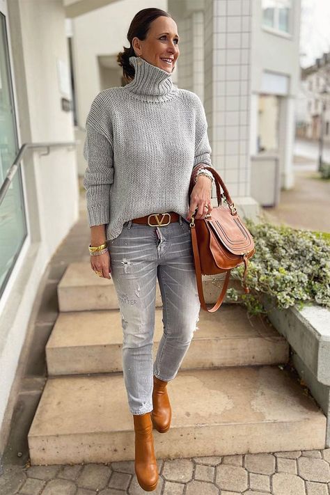 Chique Outfit, Casual Chic Outfits, Mode Casual, Casual Chic Outfit, Casual Fall Outfits, Casual Denim, Winter Fashion Outfits, Fall Winter Outfits, Cute Fashion