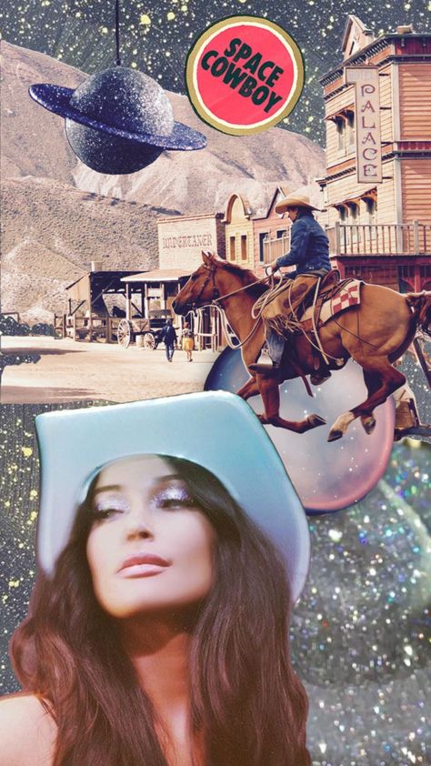 You can have your space #space #kacey #kaceymusgraves #aesthetic #stars #cosmic #cowboy #cowboyaesthetic #collage Cosmic Cowboy Party, Cosmic Country Aesthetic, Futuristic Cowboy Aesthetic, Disco Cowboy Aesthetic, Space Cowboy Theme, Space Cowgirl Aesthetic Wallpaper, Space Cowboy Photoshoot, Cosmic Cowgirl Party, Cosmic Cowgirl Bachelorette Party