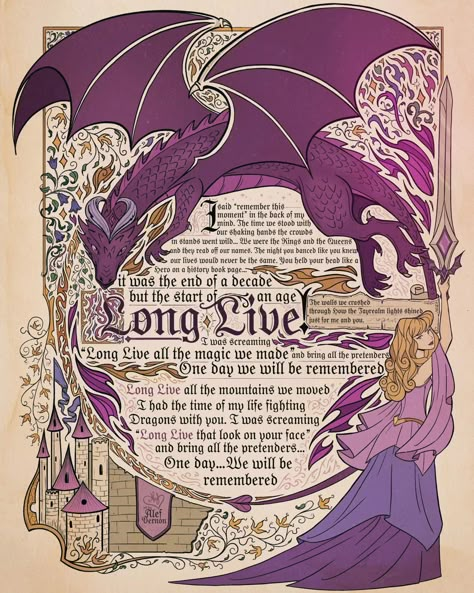 Alef Vernon | Long Live - the manuscript 💜📜 To celebrate one year of Speak Now (Taylor's Version) I made the manuscript for Long Live! I hope you enjoy a… | Instagram Alef Vernon, Taylor Swift Drawing, Now Quotes, Taylor Swift Speak Now, Taylor Lyrics, Taylor Swift Posters, Speak Now, Taylor Swift Wallpaper, Long Live Taylor Swift