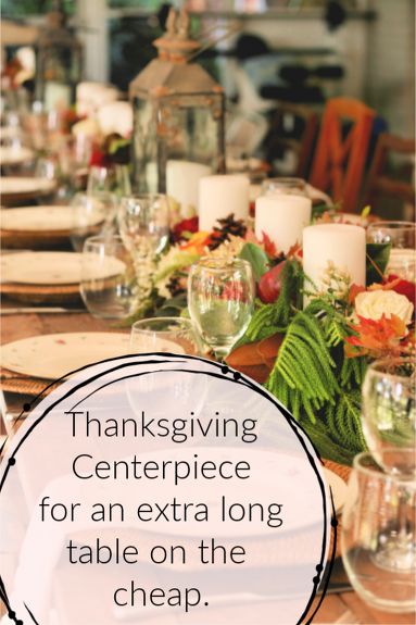 This easy DIY Thanksgiving long centerpiece table decoration will be all the talk at your Thanksgiving dinner table. If you're on a budget this is a perfect Thanksgiving tablescape for you. Long Thanksgiving Table Decor, Centerpieces For Thanksgiving, Extra Long Table, Long Table Centerpieces, Turkey Cooking, Host Thanksgiving, Easy Diy Thanksgiving, Cooking Torch, Thanksgiving Dinner Table