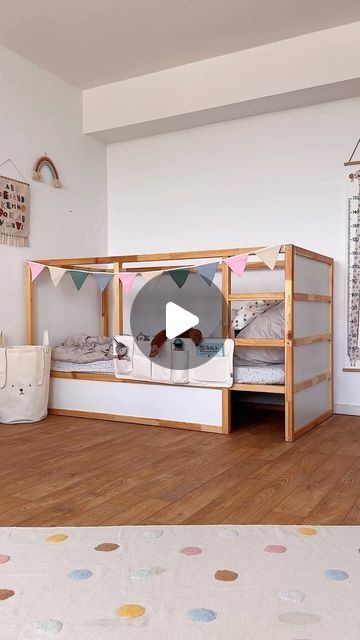 Ikea Neiden Bed Hack, Kura Hack, Ikea Kura Hack, Ikea Kura, Best Hacks, Wall, On Instagram, Instagram