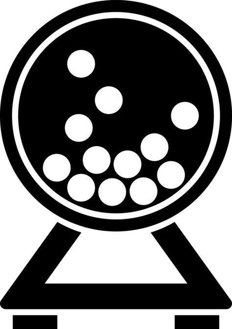 Lottery bingo cage icon in Black and White color. Bingo Cage, Vector Frame, Black And White Color, Black And White Colour, Bingo, White Color, White Black, Clip Art, Black And White