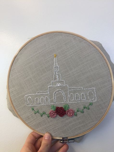 Lds Temple Embroidery, Lds Embroidery, Temple Embroidery, Idaho Falls Temple, Yw Activities, Xmas 2022, Basic Embroidery, Basic Embroidery Stitches, Lds Temples