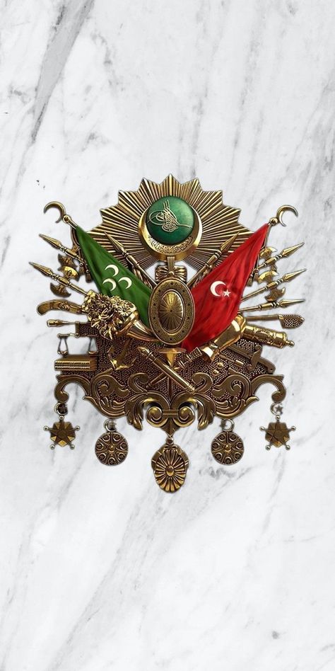 Ottoman Empire Wallpaper, Ottoman Flag, Tiger Face Tattoo, Country Turkey, Cool Galaxy Wallpapers, Eagle Wallpaper, Protest Posters, Black Unicorn, Muslim Pictures