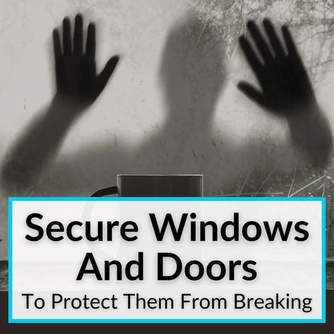 Secure windows and doors are the key to a secure home. They are the entry point for most burglars and break first in storms. Luckily, there are simple steps... Security Storm Doors, Security Window Film, Door Reinforcement, Window Protection, Door Protection, Window Bars, Security Screen, Window Security, Home Protection