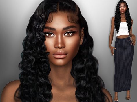 Sims 4 Cc Black Curly Hair, The Sims Resource Black Hair, Sims Resource Cc Hair, Sims 4 Curls Cc, Alpha Curly Hair Cc Sims 4, Sims 4 Cc Alpha Hair Curly, Sims 4 Wavy Hair Cc Alpha, Sims Cc Hair Black Women, Sims4 Black Hair Cc