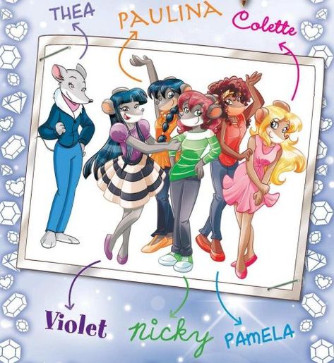 Thea Stilton Aesthetic, Thea Sisters Aesthetic, Thea Sisters Fanart, Thea Stilton Characters, Thea Sister, Thea Sisters, Thea Stilton, Geronimo Stilton, Childhood Memories 2000