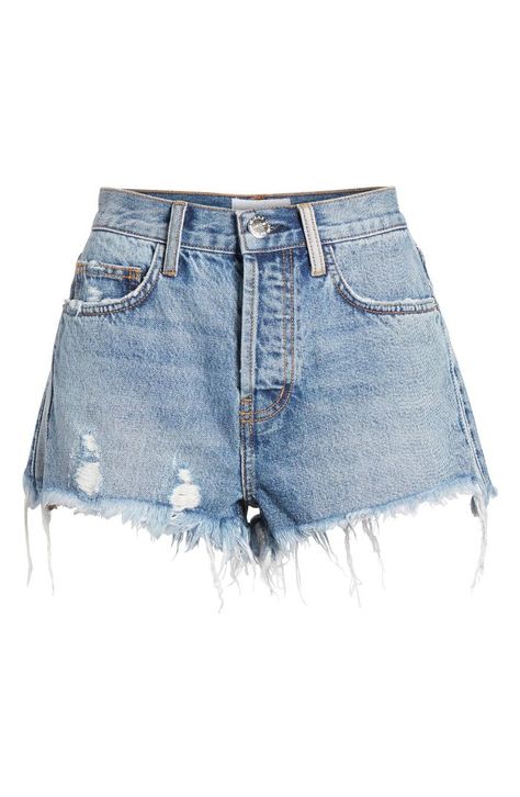 Spring break is around the corner, and a good pair of denim shorts is a necessity. See some of our favorite picks for when you're headed somewhere warm. Outfit Png, Denim Cutoff Shorts, Denim Cutoffs, Dream Clothes, Jeans Shorts, Short Outfits, Capsule Wardrobe, Clothing Items, Trendy Outfits