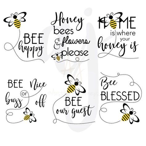 Honey Bee Graphics Best Party Themes, Bee Sayings, Bee Quotes, Bee Drawing, Honey Bee Decor, Fun Party Themes, Spring Craft, Bee Cards, Best Party