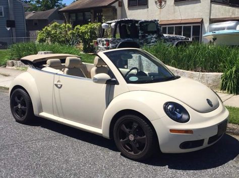 Beige Vw Beetle, Cream Vw Beetle Convertible, Cream Volkswagen Beetle, Convertable Beetle Volkswagen, Bettle Volkswagen Convertible, Punch Buggy Convertible, Volkswagen Convertible Beetles, 2006 Volkswagen Beetle Convertible, Volkswagen Beetle Convertible