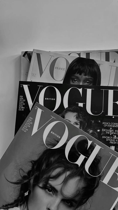 Fashion Dream Job, Vogue Covers, Model Aesthetic, Black And White Aesthetic, Vogue Magazine, Model Life, 壁紙 かわいい, White Aesthetic, Future Life