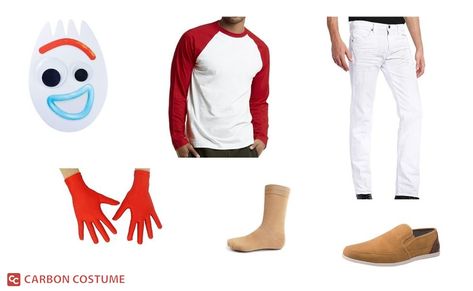 Forky from Toy Story 4 Costume | Carbon Costume | DIY Dress-Up Guides for Cosplay & Halloween Forkie Toy Story Diy Costume, Diy Forky Costume, Diy Forky Toy Story Costume, Forky Costume Diy, Forky Toy Story Costume, Toy Story Adult Costumes, Diy Toy Story Costumes, Make Your Own Forky, Forky Costume