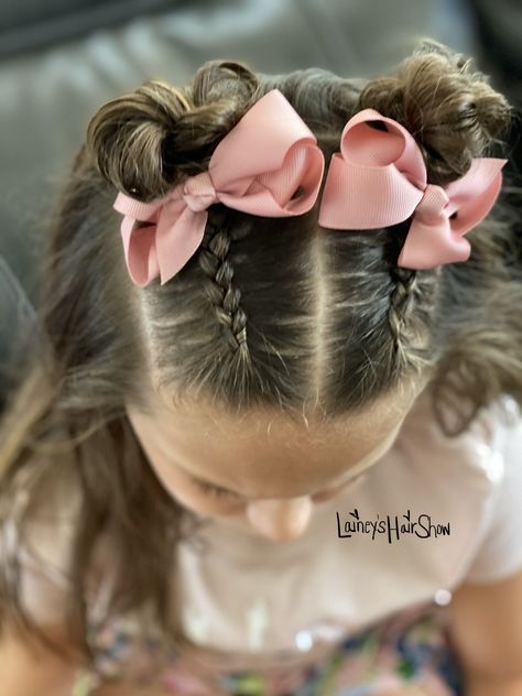 Easy Toddler Hairstyles, Girls Hairdos, Cute Toddler Hairstyles, Girl Hairdos, Easy Little Girl Hairstyles, Girly Hairstyles, Peinados Hair Styles, Girl Hair Dos, Girls Hairstyles Easy