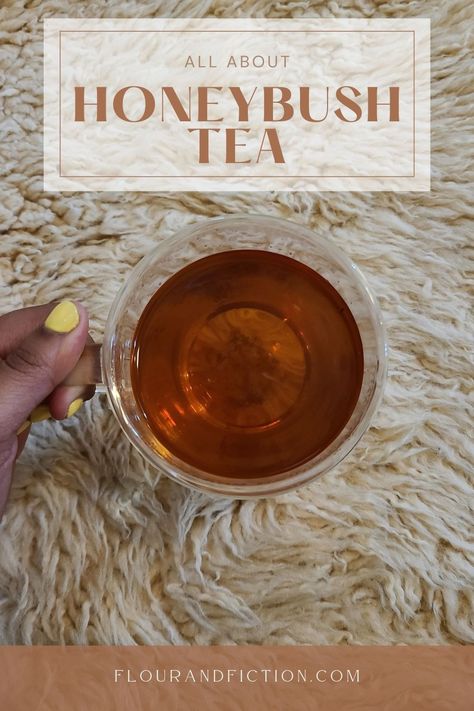 All about honeybush tea: Honeybush tea is a warm, rust-colored caffeine-free herbal infusion with many health benefits. This is my go-to tea in summer and fall! Herbal Fruit Tea Recipes, Hisbusic Tea, Hibiscus Cinnamon Tea, Herbal Sweet Tea, Honeybush Tea, Tea Time Food, Coffee Board, Herbal Infusion, Tea Recipe