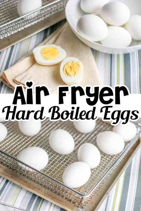 Air Fryer Hard Boiled Eggs Pin Air Fryer Boiled Eggs, Hard Boiled Eggs Recipe, Air Fryer Hard Boiled Eggs, Boiled Eggs Recipe, Best Air Fryer Recipes, Boiled Egg Recipes, Cooking Hard Boiled Eggs, Hard Boiled Egg Recipes, Making Hard Boiled Eggs