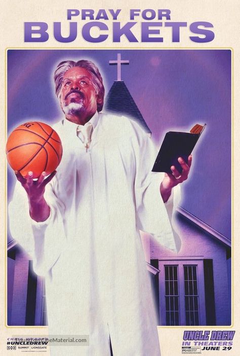 High resolution movie poster image for Uncle Drew Uncle Drew Wallpaper, Drew Wallpaper, Uncle Drew, Basketball Stuff, New Movie Posters, Nba Basketball Art, Basketball Videos, Nba Art, Basketball Is Life