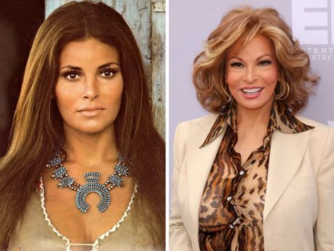 50 Fabulous Stars From The 70s Then And Now | DoYouRemember? Rachel Welch, Cheryl Ladd, Celebrities Then And Now, 50 & Fabulous, Celebrity Photography, 50 And Fabulous, Julie Andrews, Lucille Ball, Raquel Welch