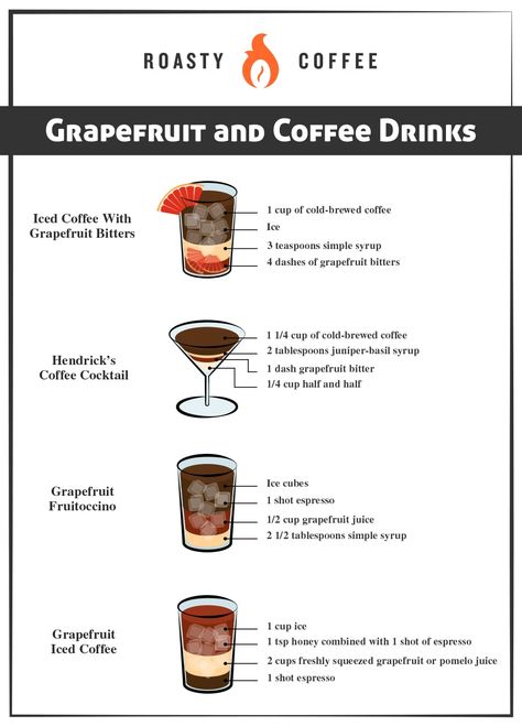 Grapefruit And Coffee 2 Health Benefits Of Grapefruit, Grapefruit Bitters, Layered Drinks, Ethiopian Coffee, Ipa Beer, Coffee World, Coffee Mix, Coffee Cocktails, Grapefruit Juice