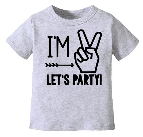 Let's Party 2nd Birthday Shirt Toddler Boy Two Year Old Tee Shirt Birthday Outfit Top 2T Gray Description and features Features: 2nd Birthday toddler boys t-shirt outfit for birthday party Material: Cotton friendly material, soft, comfortable and breathable Print: High quality cute graphic apparel,No fading and no pilling Gift Choice: Great birthday gifts for two year old birthday boys for your son, nephew, grandson Washing Tip: Do not wash with hot water. Machine wash available, hanging to dry   Return Policy ⦿  All our products come with a 30-Day Return Policy. If you would like to return your item and you are within 30 days of the purchase, and it is still in its original condition, you can return the item by contacting us through eBay messaging. ⦿  If you are not 100% satisfied, please Gifts For Two Year Old, Outfit For Birthday, Two Year Old Birthday, Old Tee Shirts, 2nd Birthday Shirt, Birthday Boys, Outfit Top, Water Machine, T Shirt Outfit