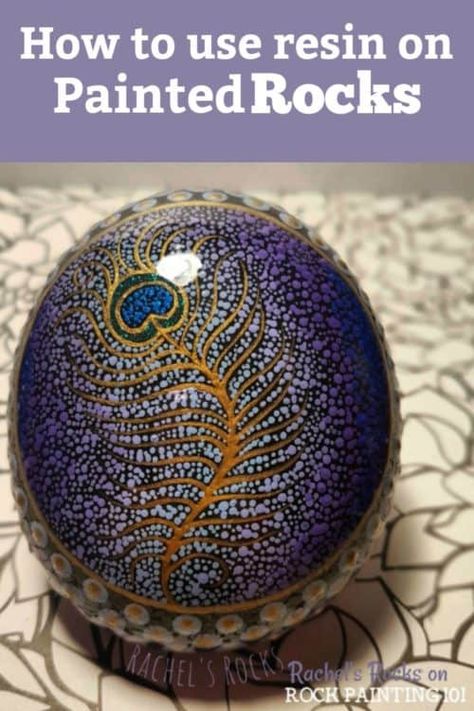 Learn how to make beautiful and glossy rocks using resin. These tips will help you to create amazing painted rocks! #resin #paintedrocks #glossy #howtopaintrocks #rockpaintingideas #stonepainting #rockpainting101 Resin Coating Painting, Paint On Resin, Martha Argerich, Using Resin, Painting 101, Rock Painting Tutorial, Resin Work, Painted Rocks Kids, Painted Rocks Diy