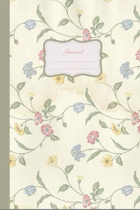 Book Cover Design School, Note Book Cover Ideas Aesthetic, Good Notes Cover Templates, Journal Covers Digital, Green Book Cover, Aesthetic Notebook Cover Design, Digital Journal Cover, Pastel Color Flowers, Goodnotes Notebook Cover