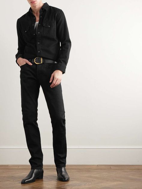 All Black Cowboy Outfit For Men, Men’s Western Wear, Ranchero Outfits For Men, Cowboy Fashion For Men, Cowboy Men Outfit, Mens Western Fashion, Fashion Inspo Men, Western Outfit Men, Western Mens Fashion#CasualSummerOutfitsMen #SummerStreetwear #MensStreetStyle #CasualSummerLook #StreetwearSummer #MenSummerFashion Mens Western Aesthetic, All Black Cowboy Outfit For Men, Western Gothic Outfit, Mens Goth Fashion, Western Mens Fashion, Western Outfits Mens, Black Shirt Style, Cowboy Outfit Men, Punk Cowboy