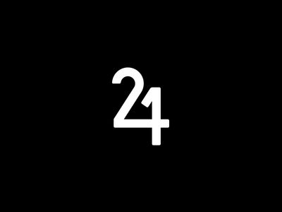 Two for One 21 Number Design Fonts, 24 Number Design, 24 Number, Archive Logo, Numbers Typography, Coin Logo, Number 21, Startup Logo, Yearbook Themes