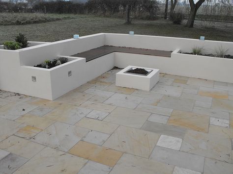 Rendered Concrete Raised Beds Raised Landscaping Beds, Cinder Block Garden, Building Raised Garden Beds, Vegetable Garden Raised Beds, Cafe Seating, Building A Porch, Building A Raised Garden, House With Porch, Outdoor Gardens Design