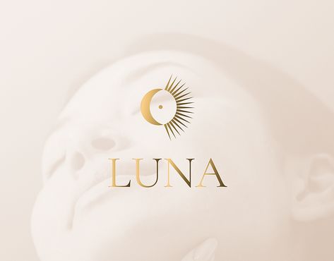 Luna cosmetics packaging Luna Logo Design, Modern Logo Design Minimalist, Logo Design Modern, Cosmetics Packaging, Logo Professional, Beauty Logo Design, Modern Logo Design, Logo Business, Beauty Logo