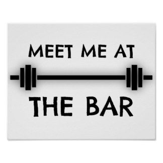 Funny Fitness Quote: Meet me at the Bar Poster Fitness Quotes Funny Gym Humor, Trainer Quotes, Crossfit Quotes, Funny Fitness Motivation, Fitness Humor, Funny Fitness, Bar Poster, Funny Gym Quotes, Funny Gym