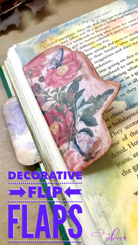 Junk Journal Embellishment Clusters, Flip Out Page Junk Journal, Junk Journal Tucks, Decorating Junk Journal Pages, Junk Journal Ideas How To Make A, Junk Journal Inserts Diy, Diy Ephemera Junk Journal, Handmade Art Journal, Altered Books Ideas Junk Journal