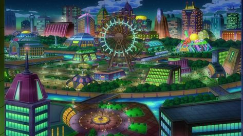 Pokemon Scenery, Pokemon Summer, Pokemon City, Pokemon Locations, Unova Region, Kid Oc, Taming Of The Shrew, City Inspiration, Pokemon Black