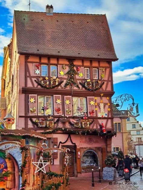 famous Christmas House in Colmar France, https://www.werenotinkansasanymore.com/alsace-christmas-markets-itinerary/ Medieval Christmas, Christmas In Germany, Colmar France, Europe On A Budget, Christmas In Europe, Christmas Markets Europe, Christmas In The City, Alsace France, Christmas Town